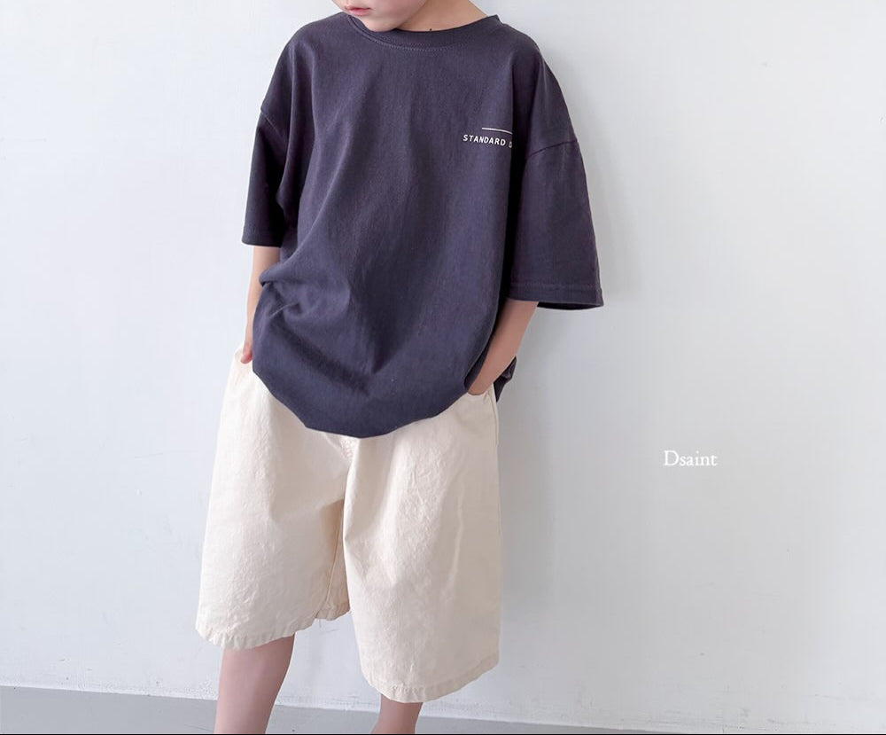 (2pack) Dsaint Wide Cotton Shorts — Kids