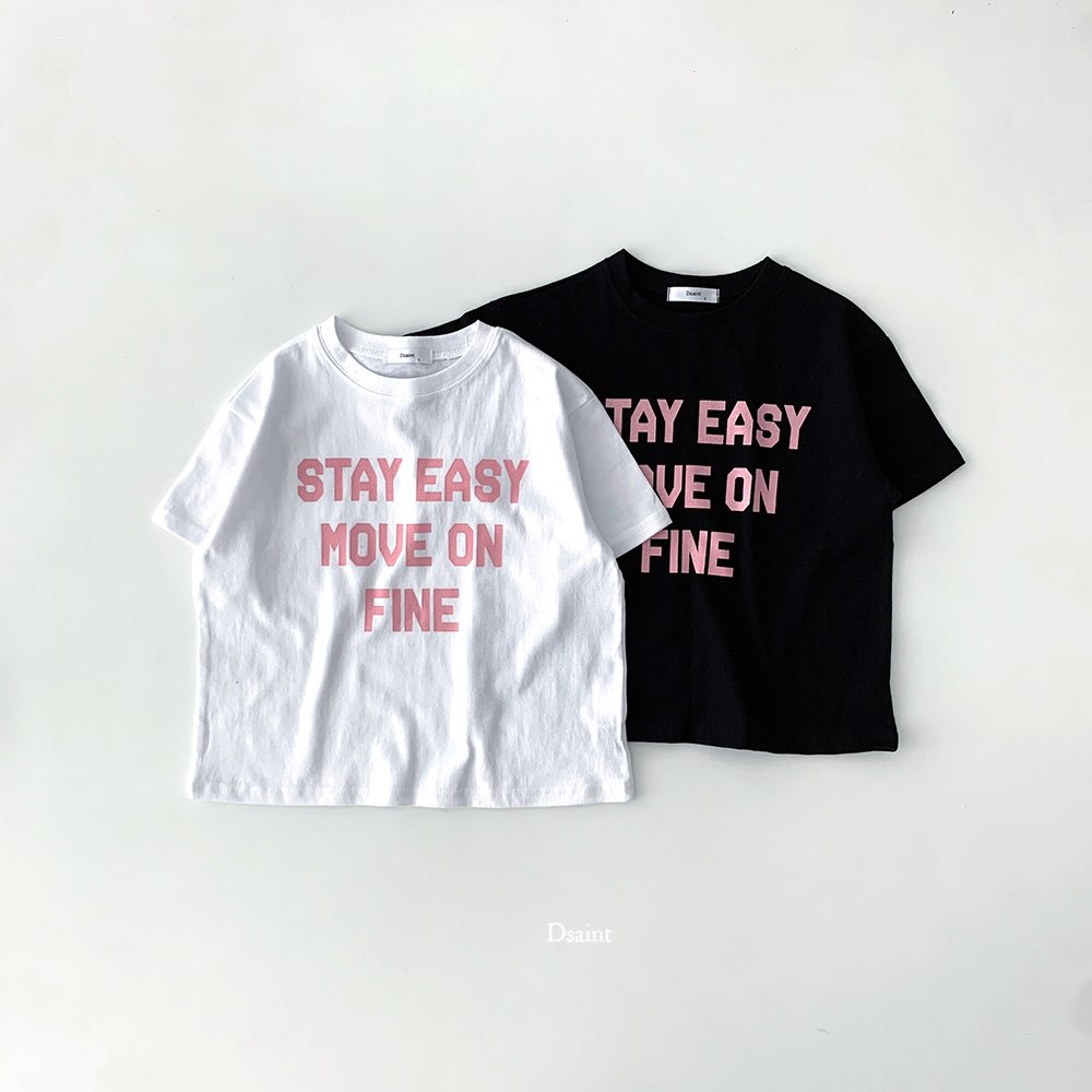 3Pack D.saint Lettering Short Sleeve Cotton Tee  — Kids