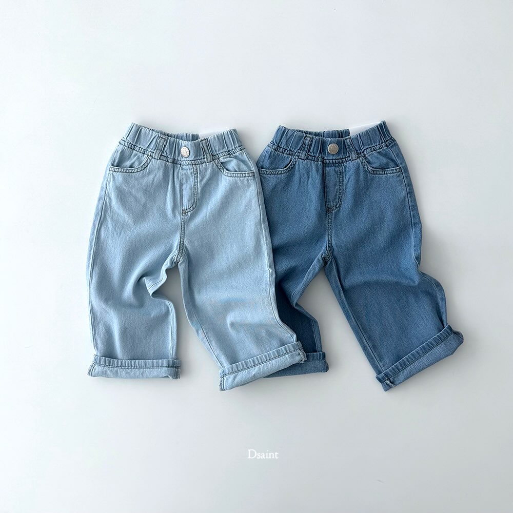 (2pack) D.saint Wide-Leg Cool Denim — Kids