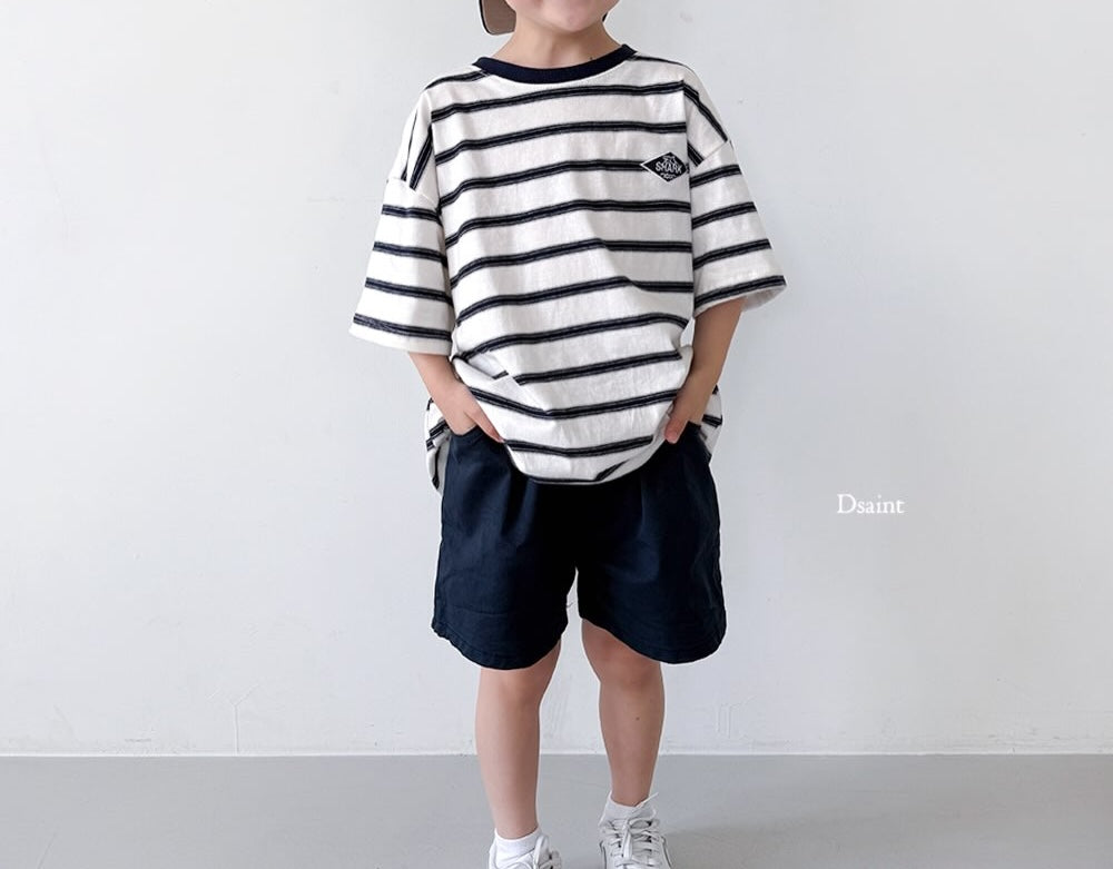 2-Pack D.saint Shark Stripe T-Shirt — Kids