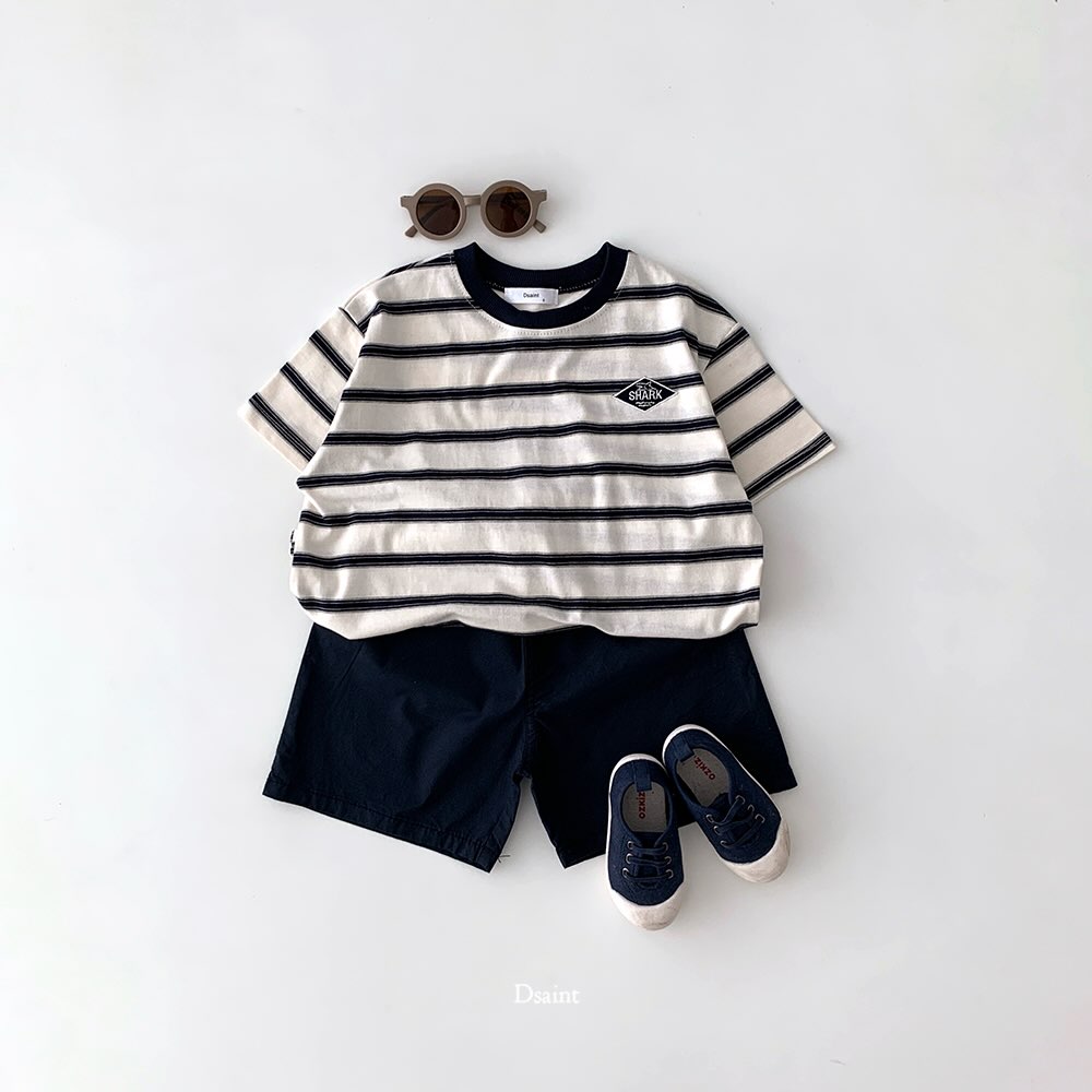 2-Pack D.saint Shark Stripe T-Shirt — Kids