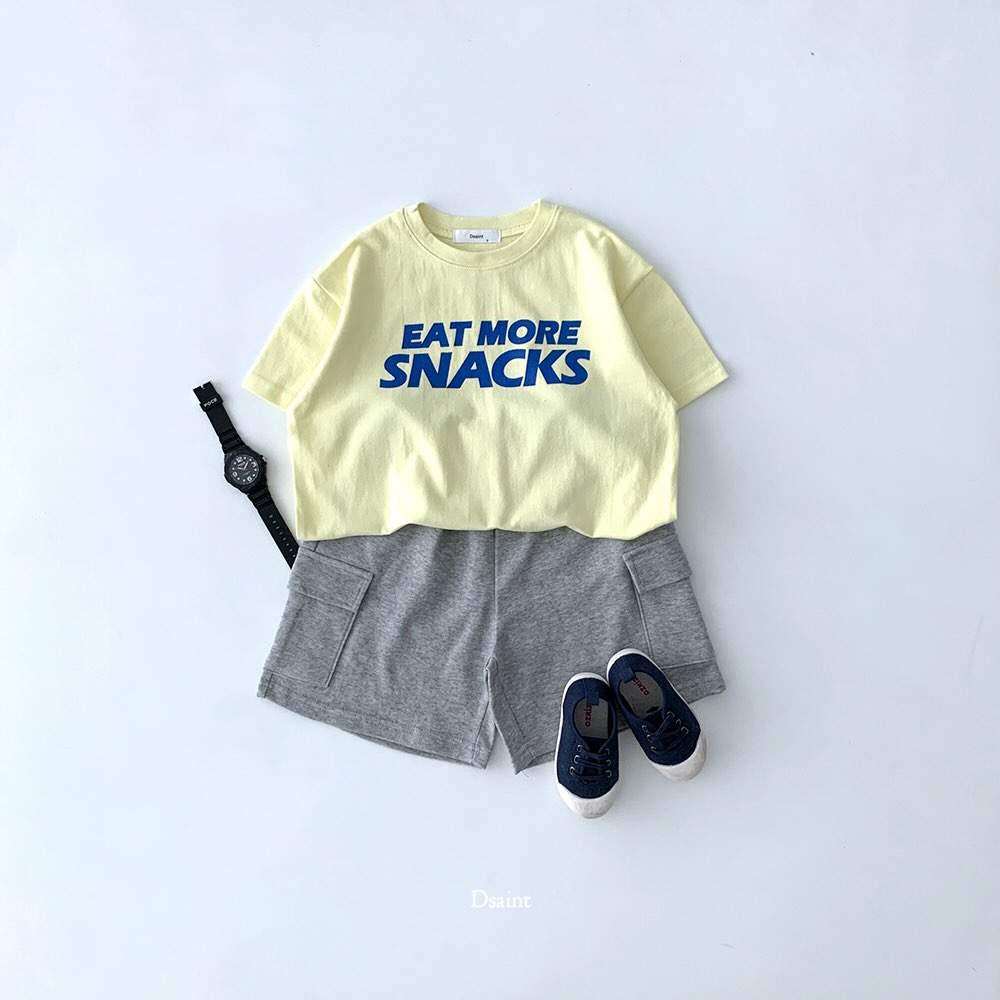 3Pack D.saint Lettering Short Sleeve Cotton Tee  — Kids