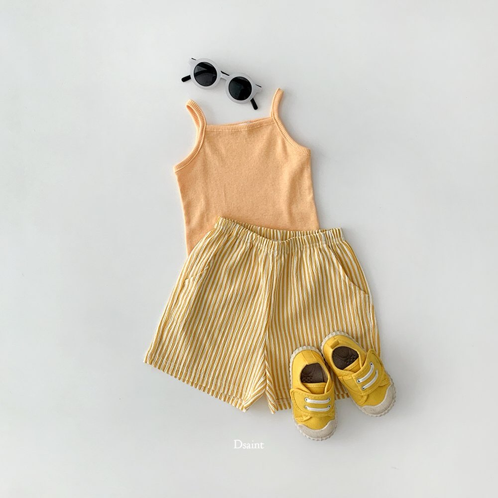 3-Pack D.saint Ribbed Camisole Top — Kids