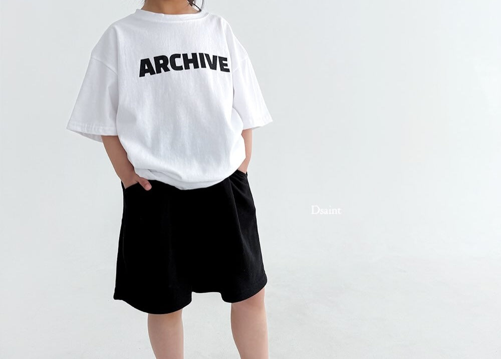 (2pack) Dsaint Pin-Tuck & Cargo Wide Cotton Shorts — Kids