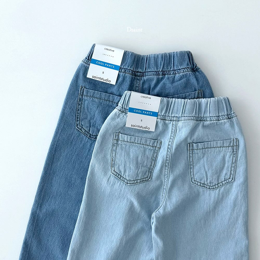 (2pack) D.saint Wide-Leg Cool Denim — Kids