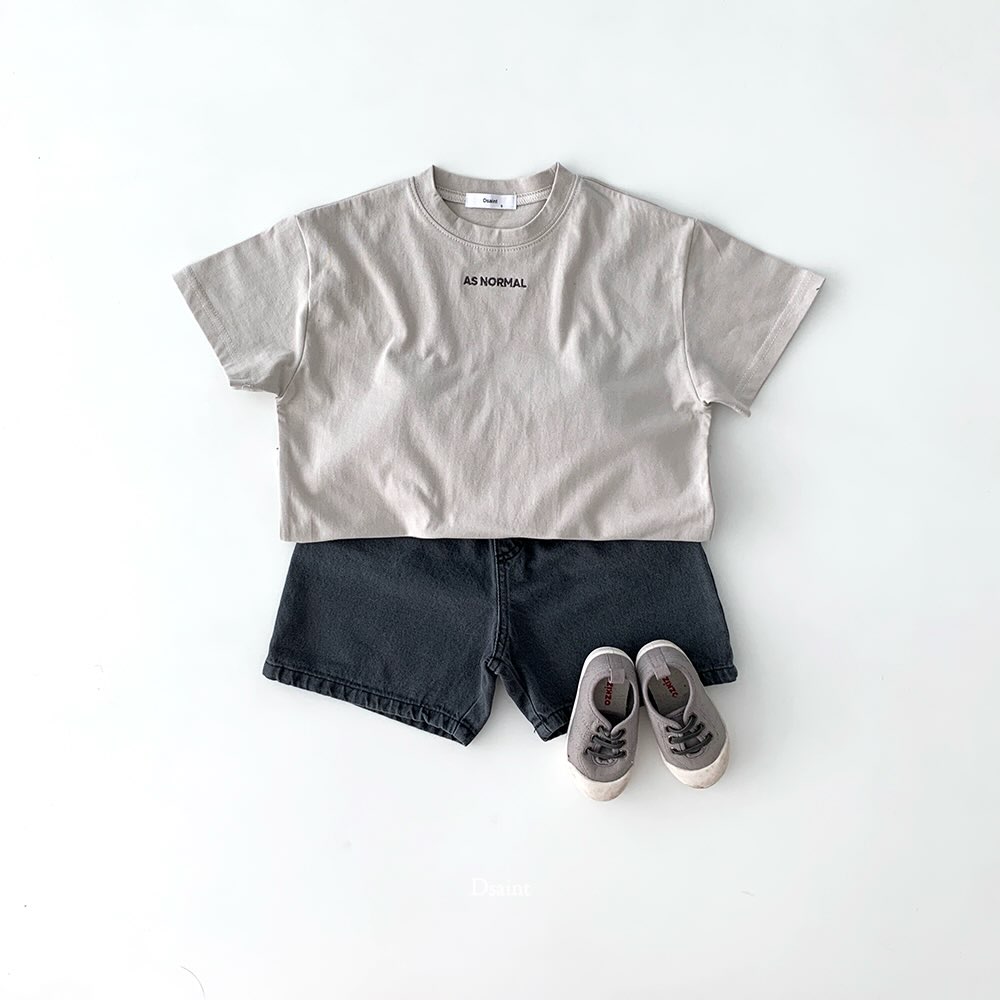 (2pack) Lettering Short Sleeve Cotton Tee  — Kids