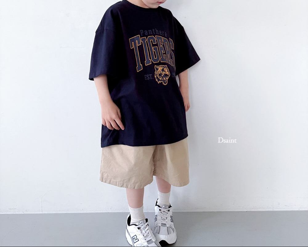 (2pack) Dsaint Wide Cotton Shorts — Kids