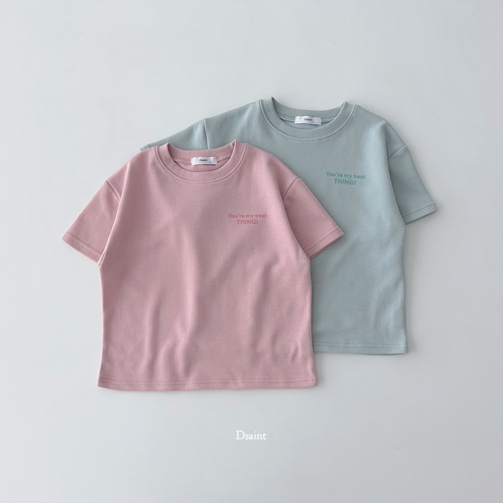 3Pack D.saint Lettering Short Sleeve Cotton Tee  — Kids