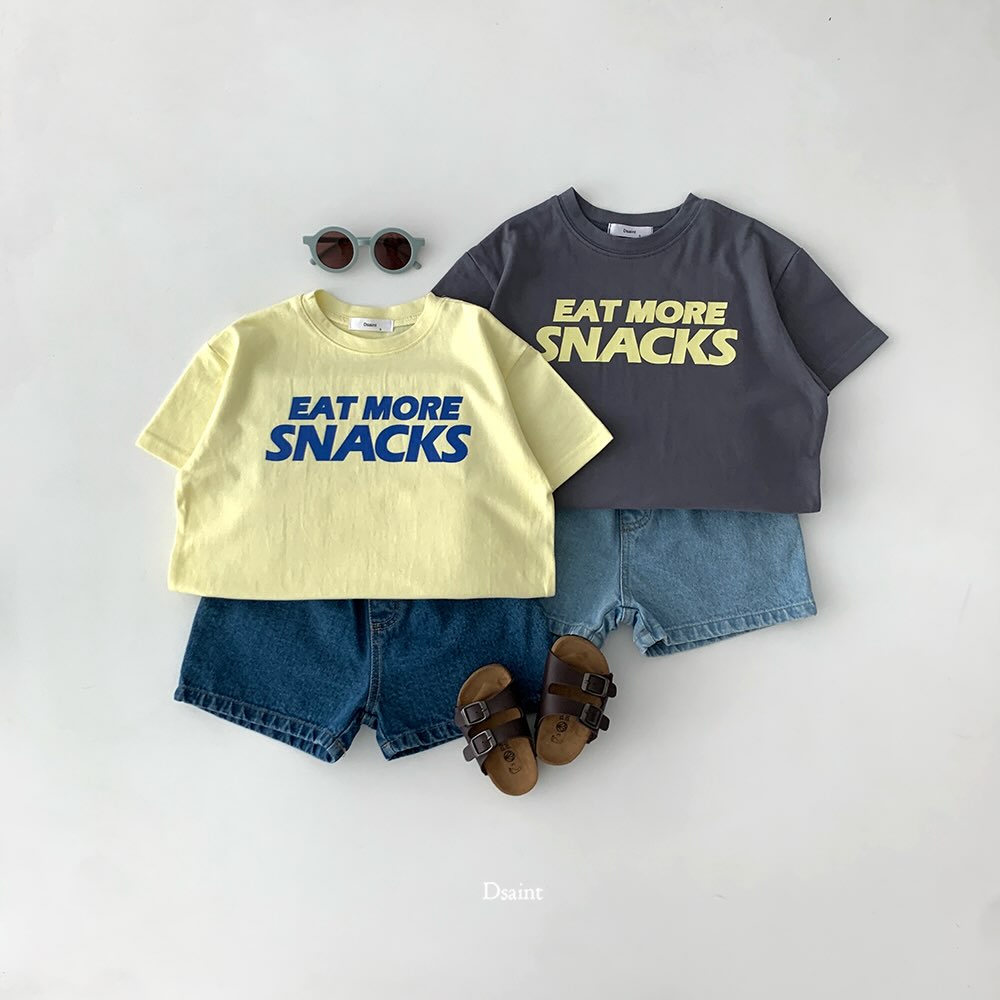 3Pack D.saint Lettering Short Sleeve Cotton Tee  — Kids