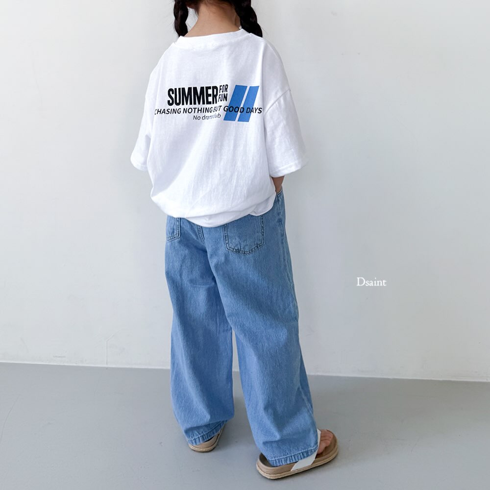 (2pack) D.saint Wide-Leg Cool Denim — Kids