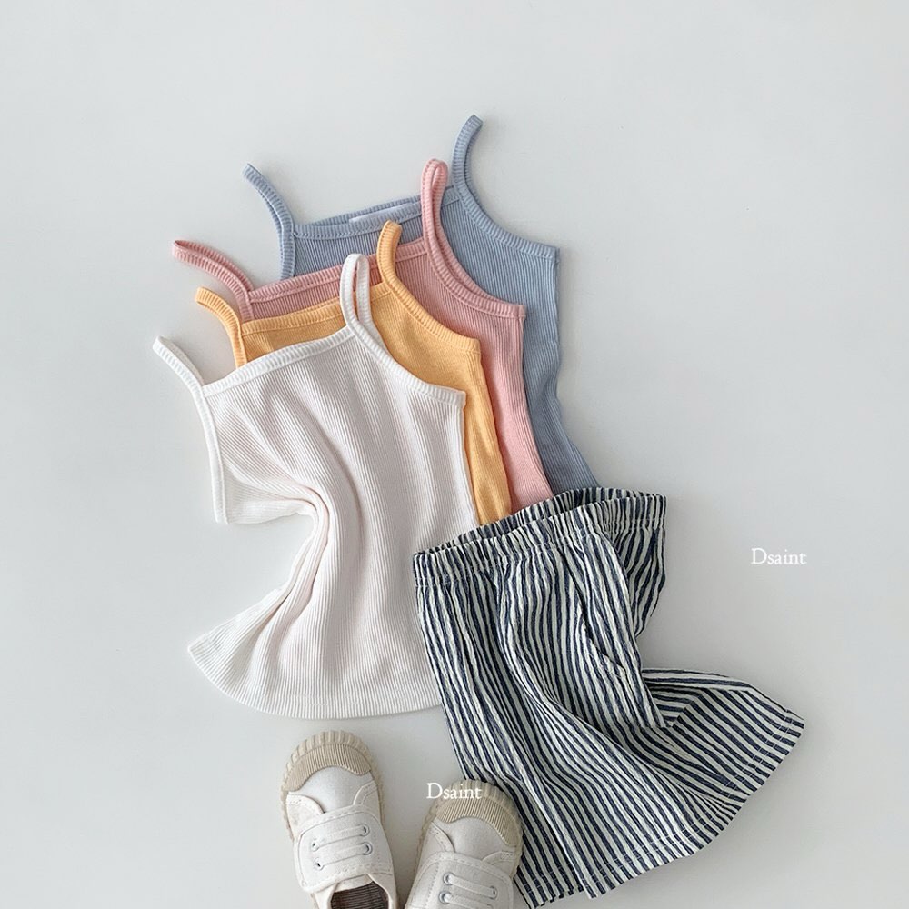 3-Pack D.saint Ribbed Camisole Top — Kids
