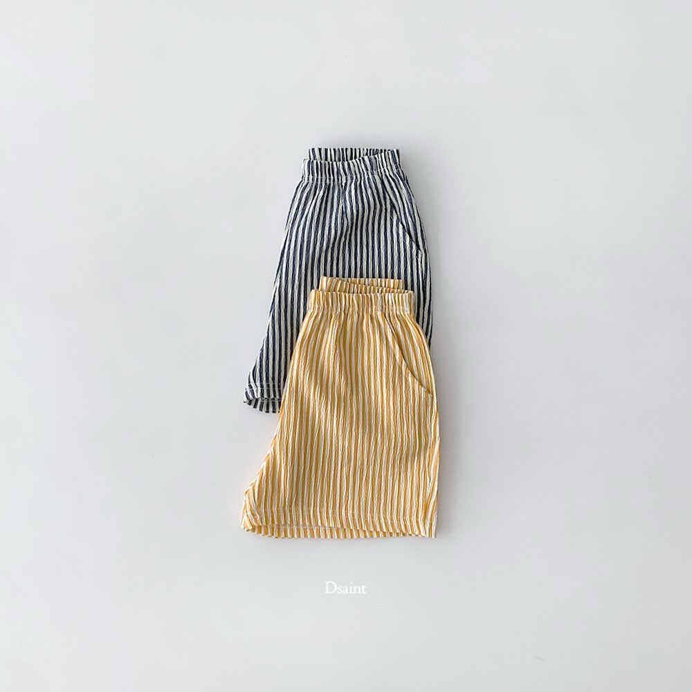 (2pack) D.Saint Striped Cotton Short Pants - Kids