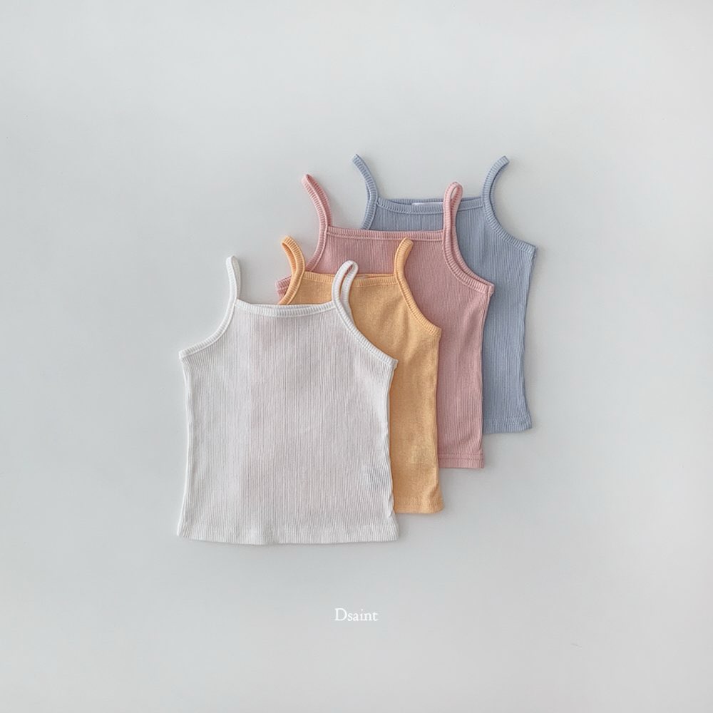 3-Pack D.saint Ribbed Camisole Top — Kids
