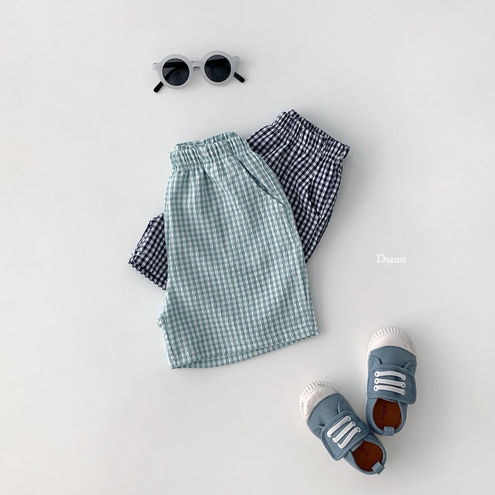 2-Pack D.saint Yam Yam Check Shorts — Kids