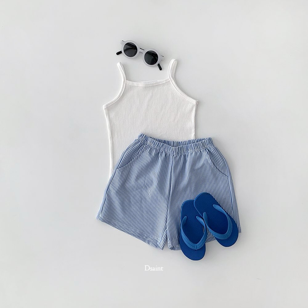 3-Pack D.saint Ribbed Camisole Top — Kids