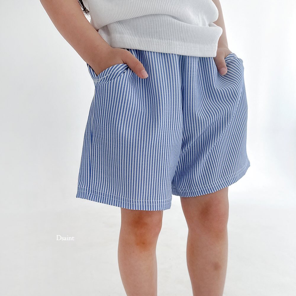 2-Pack D.saint Cookie Stripe Shorts — Kids
