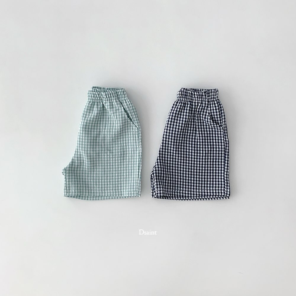 2-Pack D.saint Yam Yam Check Shorts — Kids