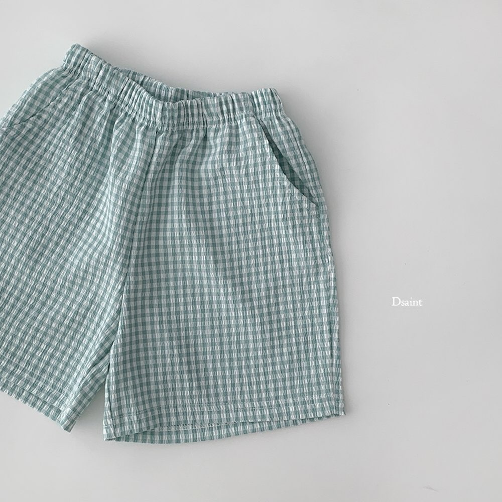 2-Pack D.saint Yam Yam Check Shorts — Kids