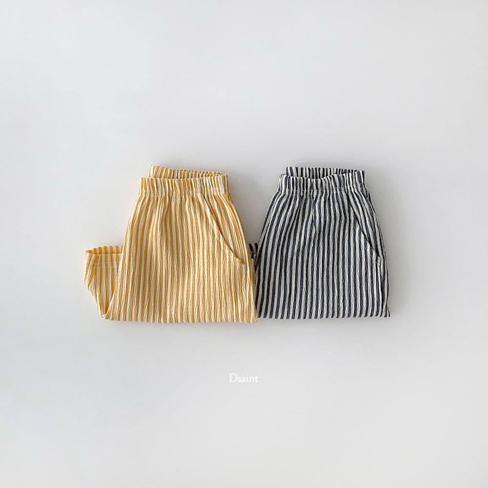 (2pack) D.Saint Striped Cotton Short Pants - Kids