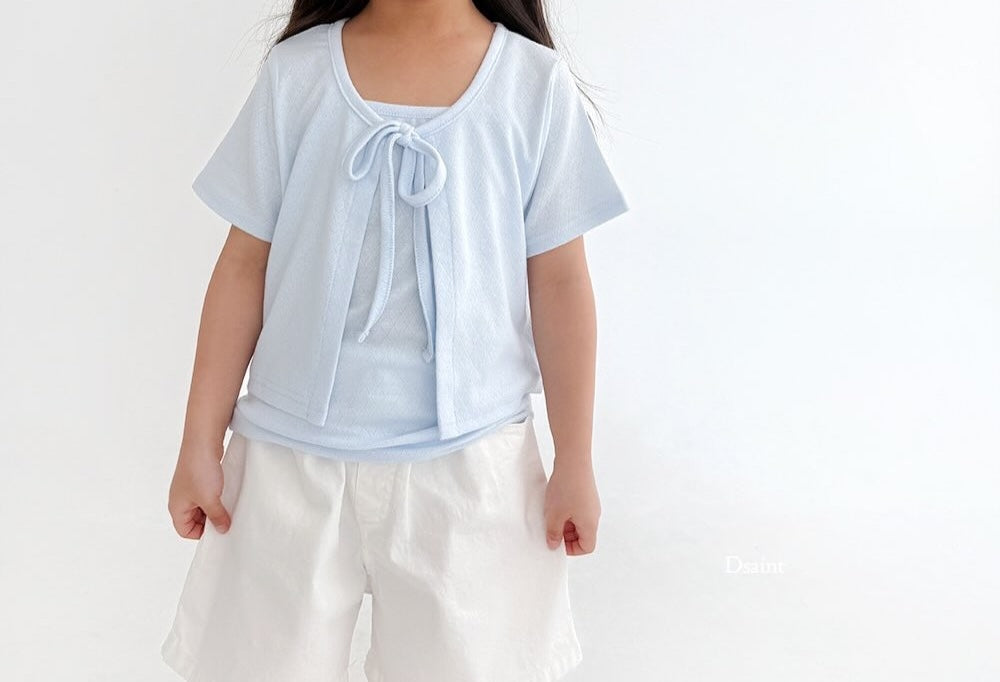 2-Pack D.saint Salang Strap Cardigan Set — Kids