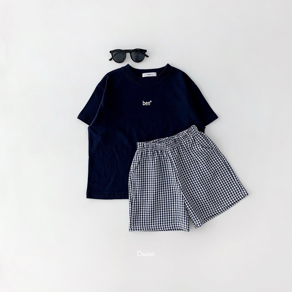 2-Pack D.saint Yam Yam Check Shorts — Kids