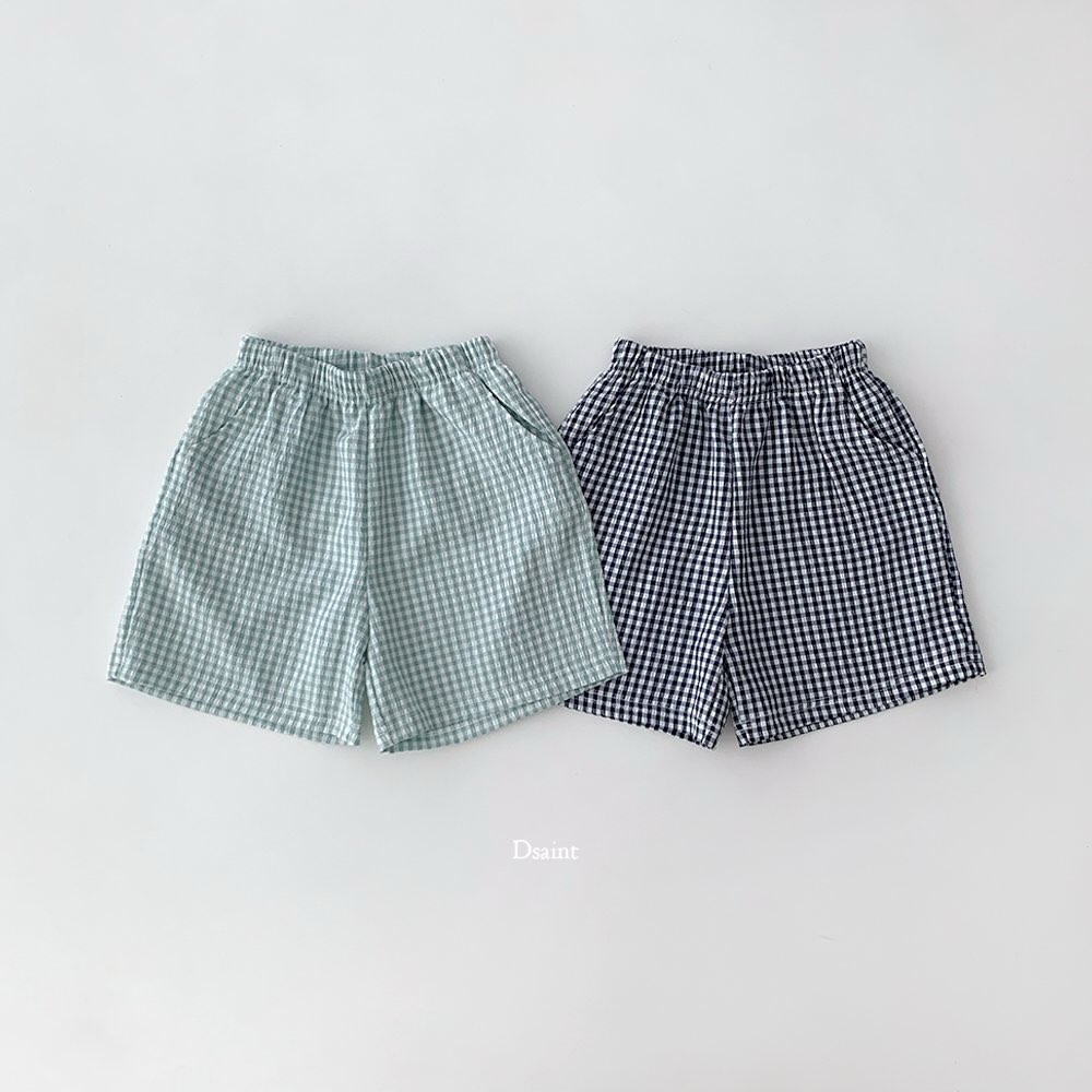 2-Pack D.saint Yam Yam Check Shorts — Kids