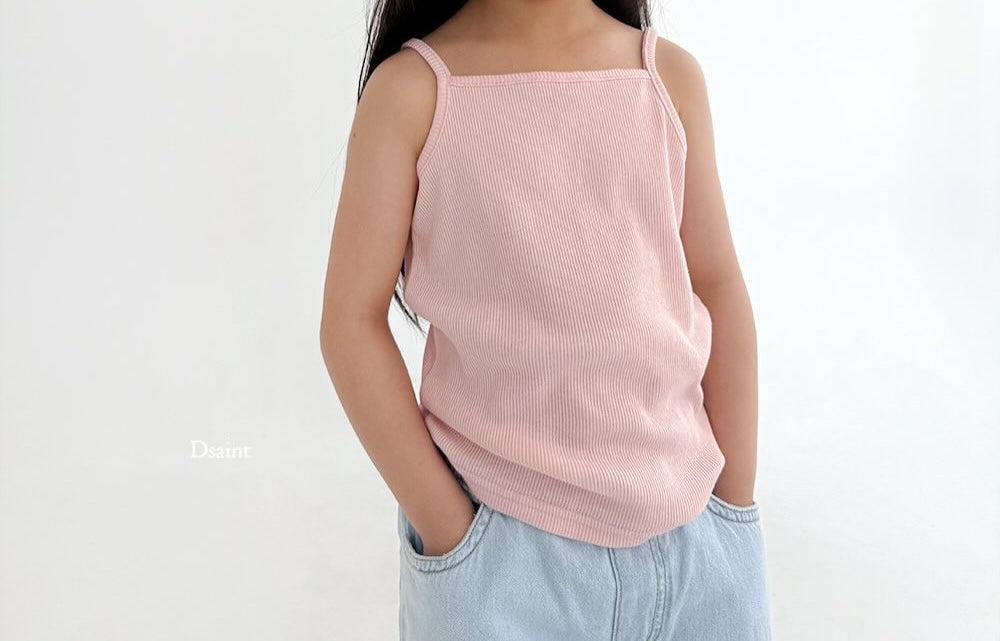 3-Pack D.saint Ribbed Camisole Top — Kids