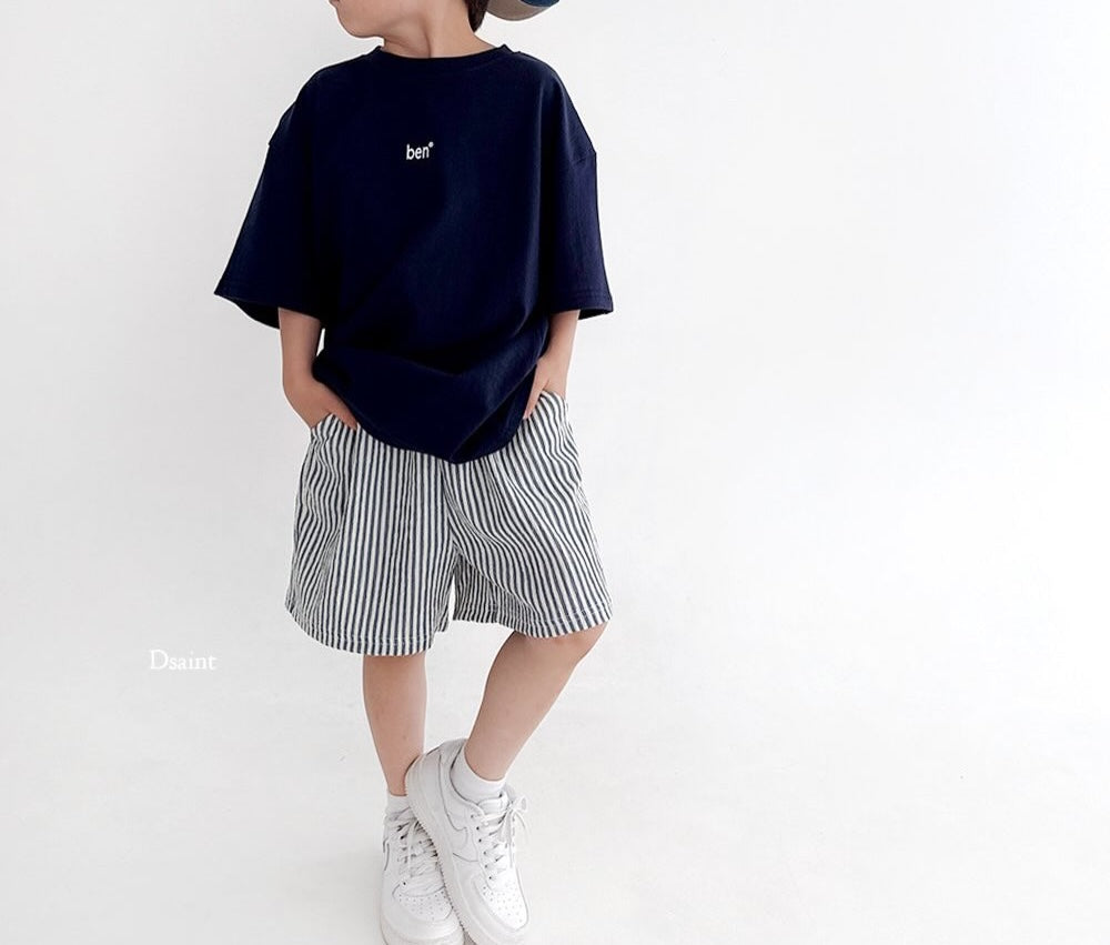 (2pack) D.Saint Striped Cotton Short Pants - Kids