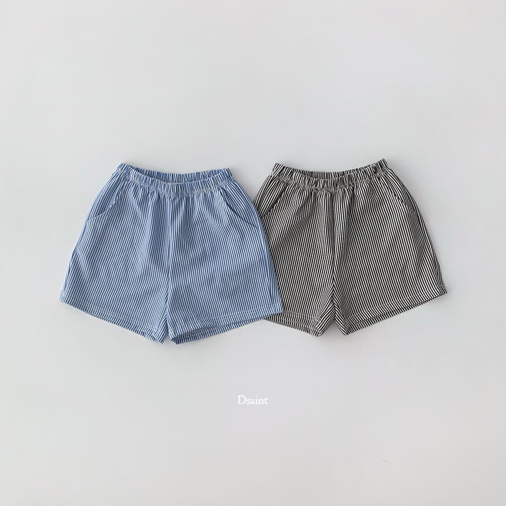 2-Pack D.saint Cookie Stripe Shorts — Kids