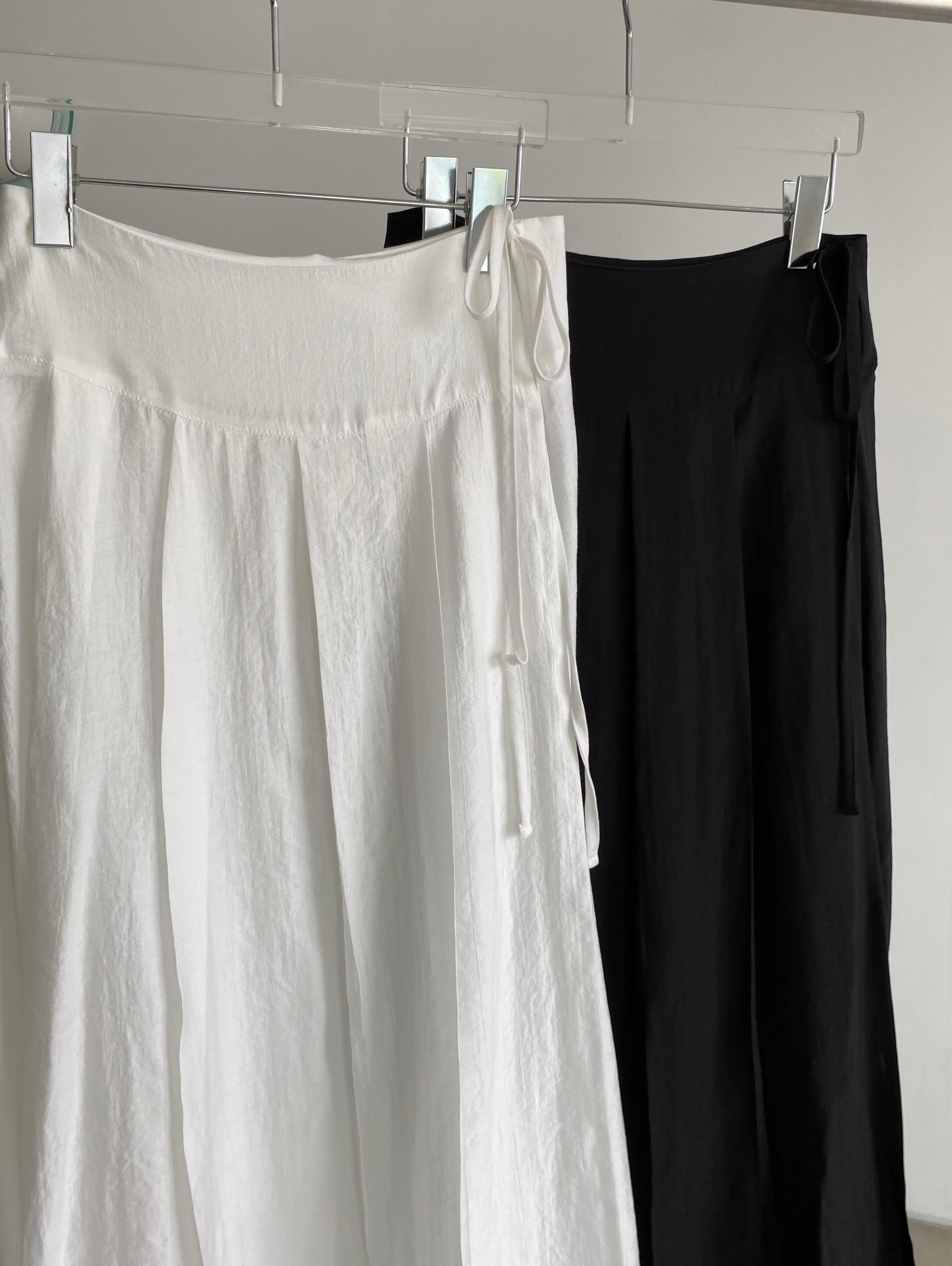 Authentic crop tank top and flare maxi skirt set in White, styled on model front view full length