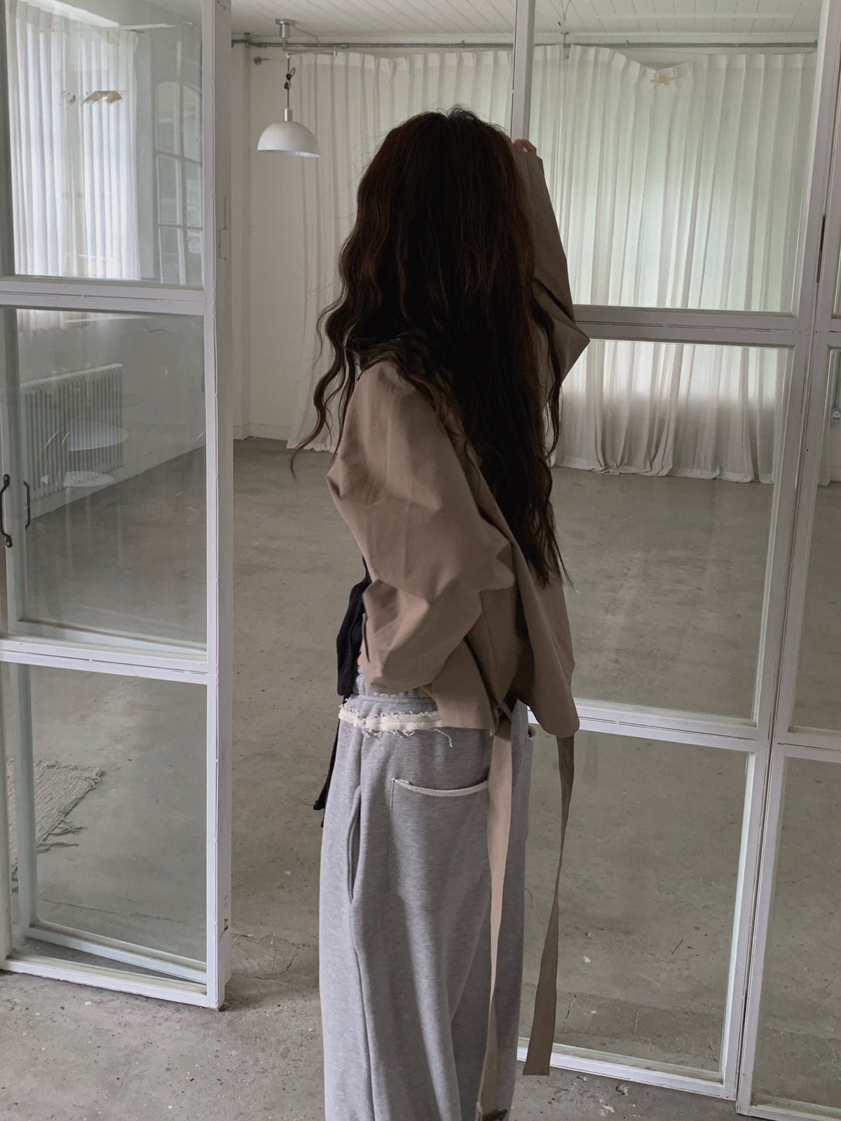 Stand Collar Half Field Jacket