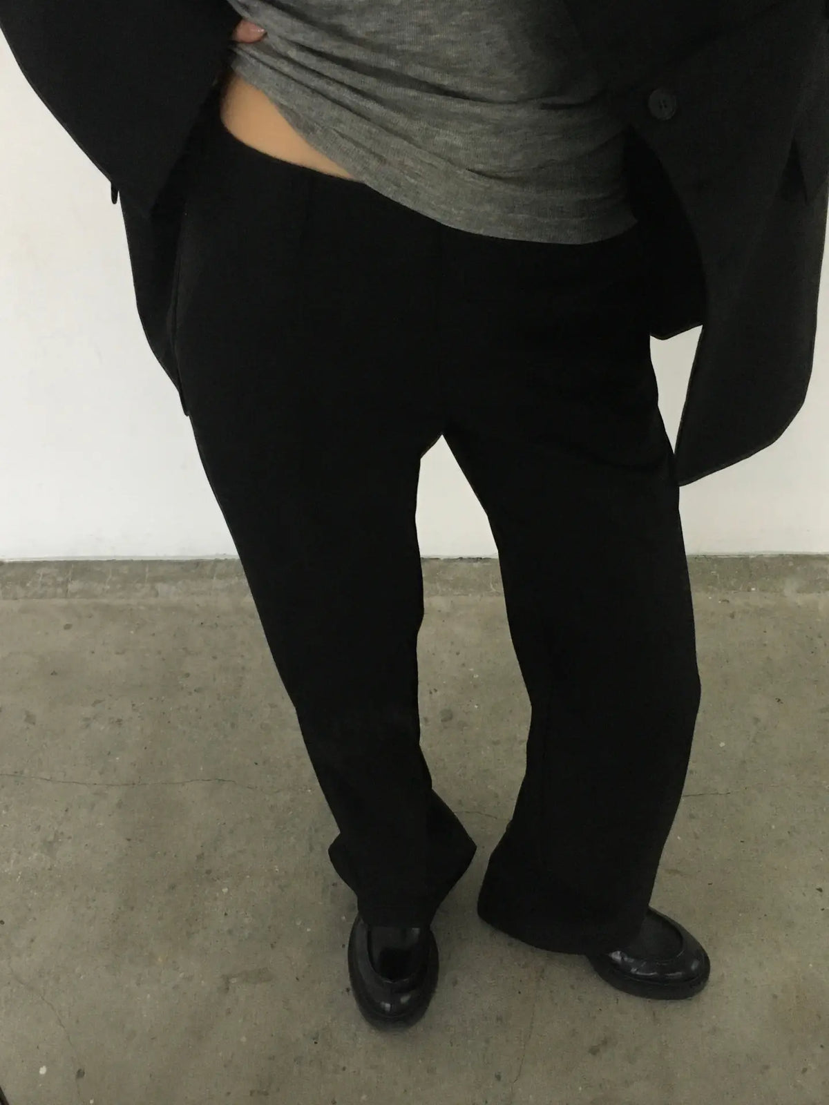 High Waist Flare Slacks