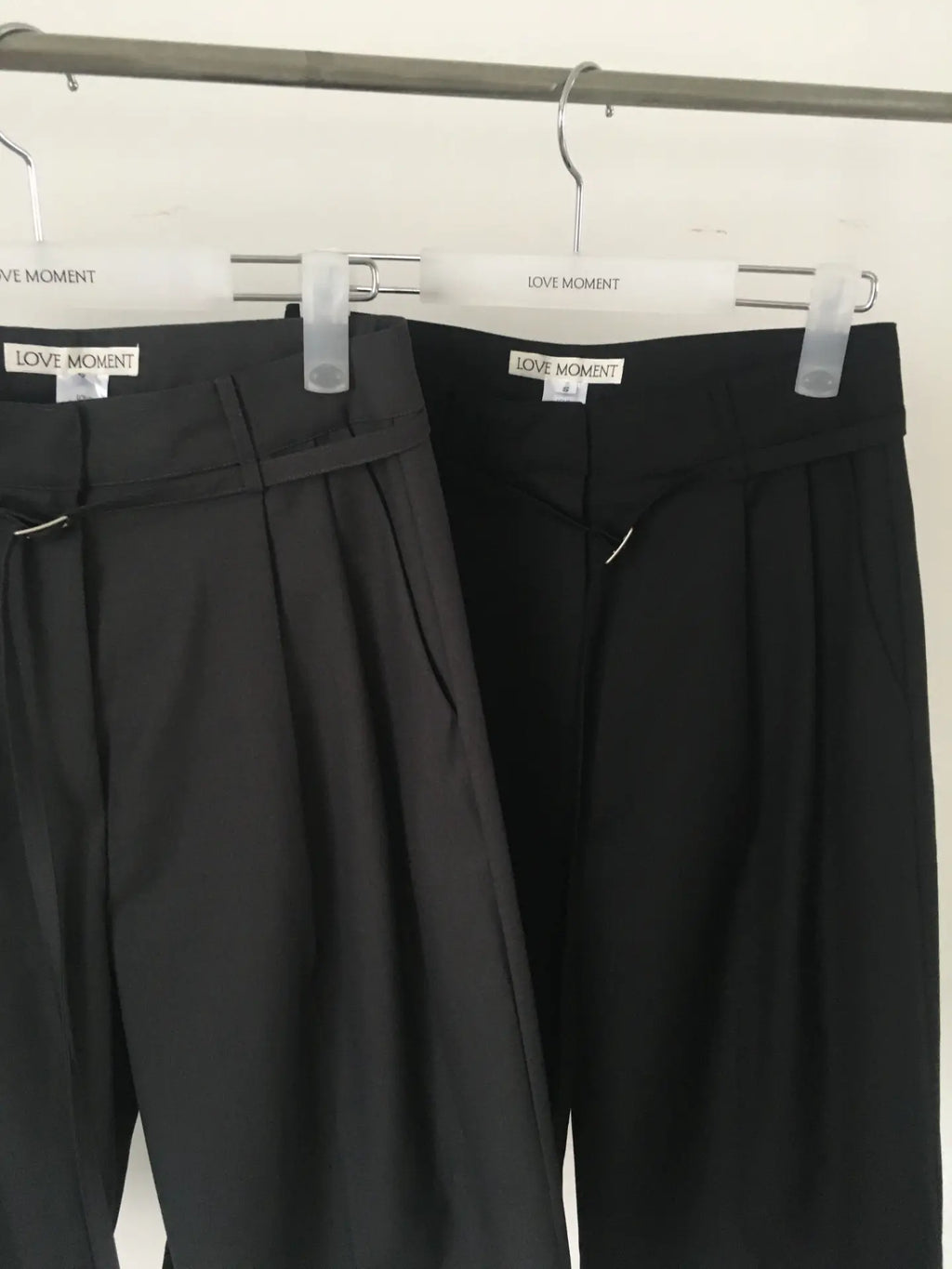 High Waist Pleated Wide Bermuda Pants
