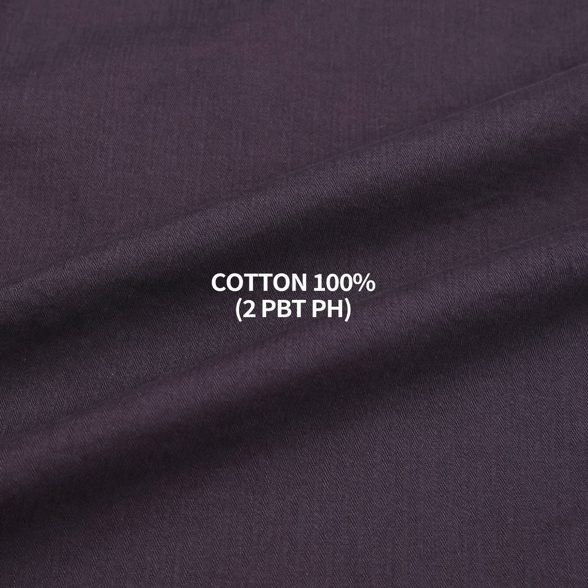 Purple men's herringbone cotton shirt jacket with chest pocket