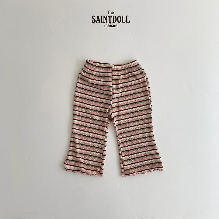 Saintdoll Multistripe Knit Top & Flare Pants Set — Kids