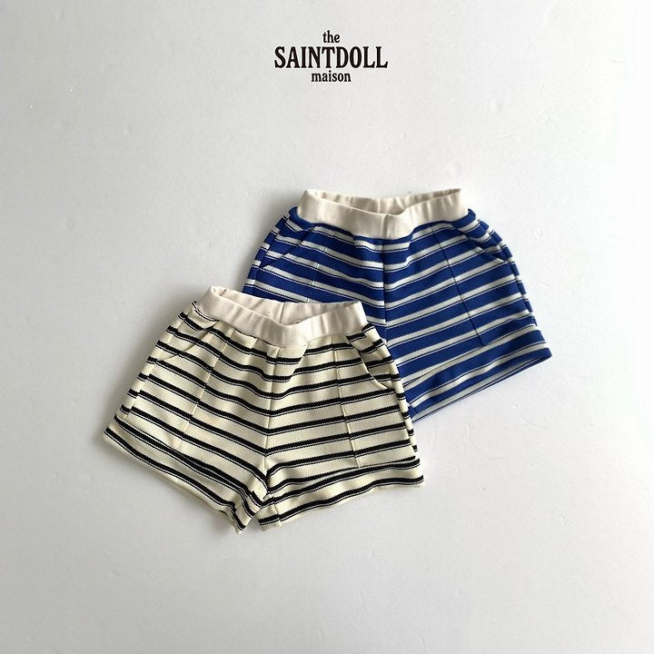 Saintdoll Stripe Half-Zip Top & Shorts Set — Kids