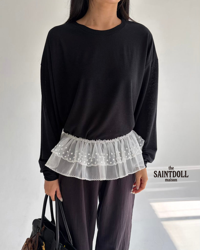 (2pack) Mother&Child Matching Saintdoll Linen Blend Sweatshirt — Mother & Child Matching