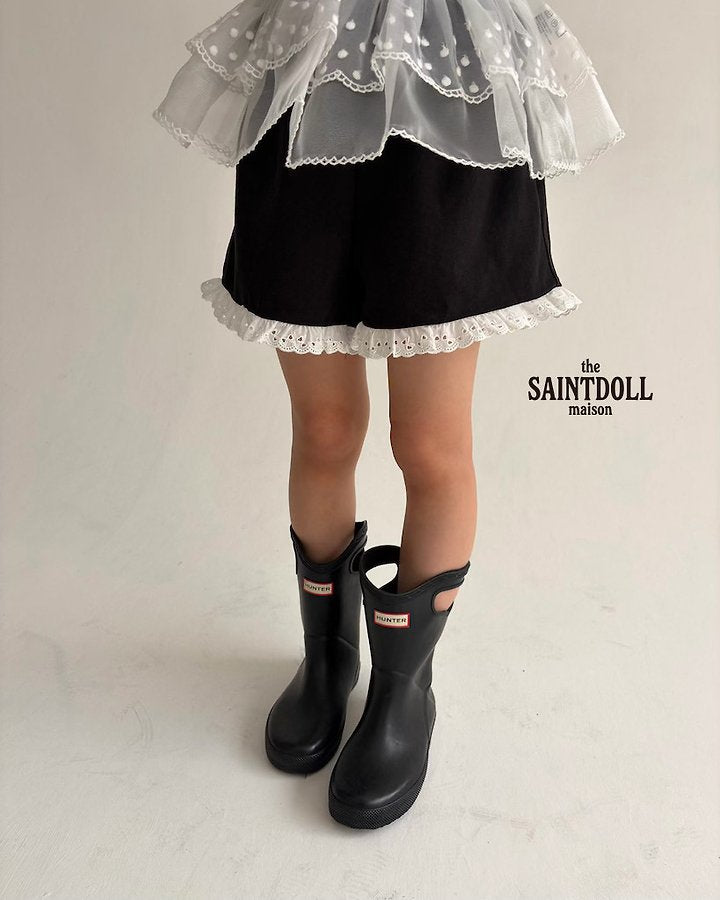 Saintdoll Lace Trim Top & Shorts Set — Kids