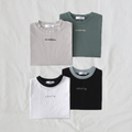 (2pack) Lettering Short Sleeve Cotton Tee  — Kids
