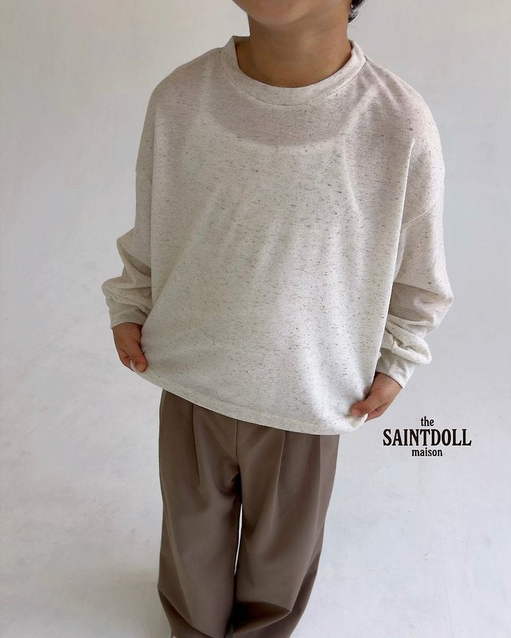 (2pack) Mother&Child Matching Saintdoll Linen Blend Sweatshirt — Mother & Child Matching