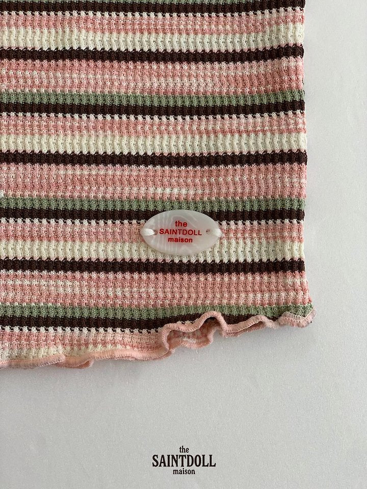 Saintdoll Multistripe Knit Top & Flare Pants Set — Kids