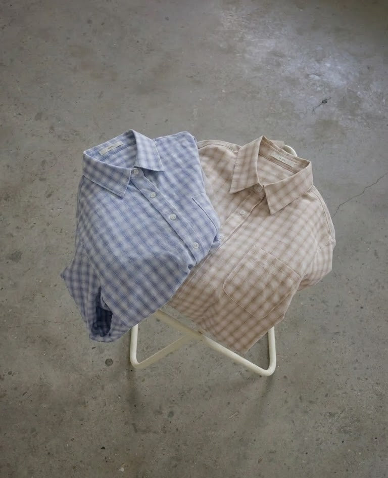 Camicia a maniche lunghe in cotone fantasia Miel
