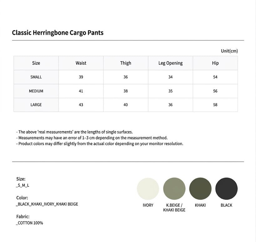 Pantaloni cargo classici dalla vestibilità comoda — 4 colori | Cotone