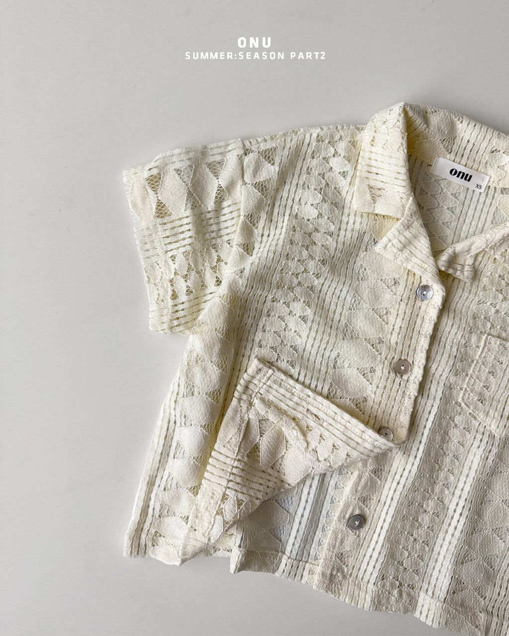 Onu Check Swimsuit (+ Optional Jacquard Beach Shirt & Floral Beach Hood) — Kids