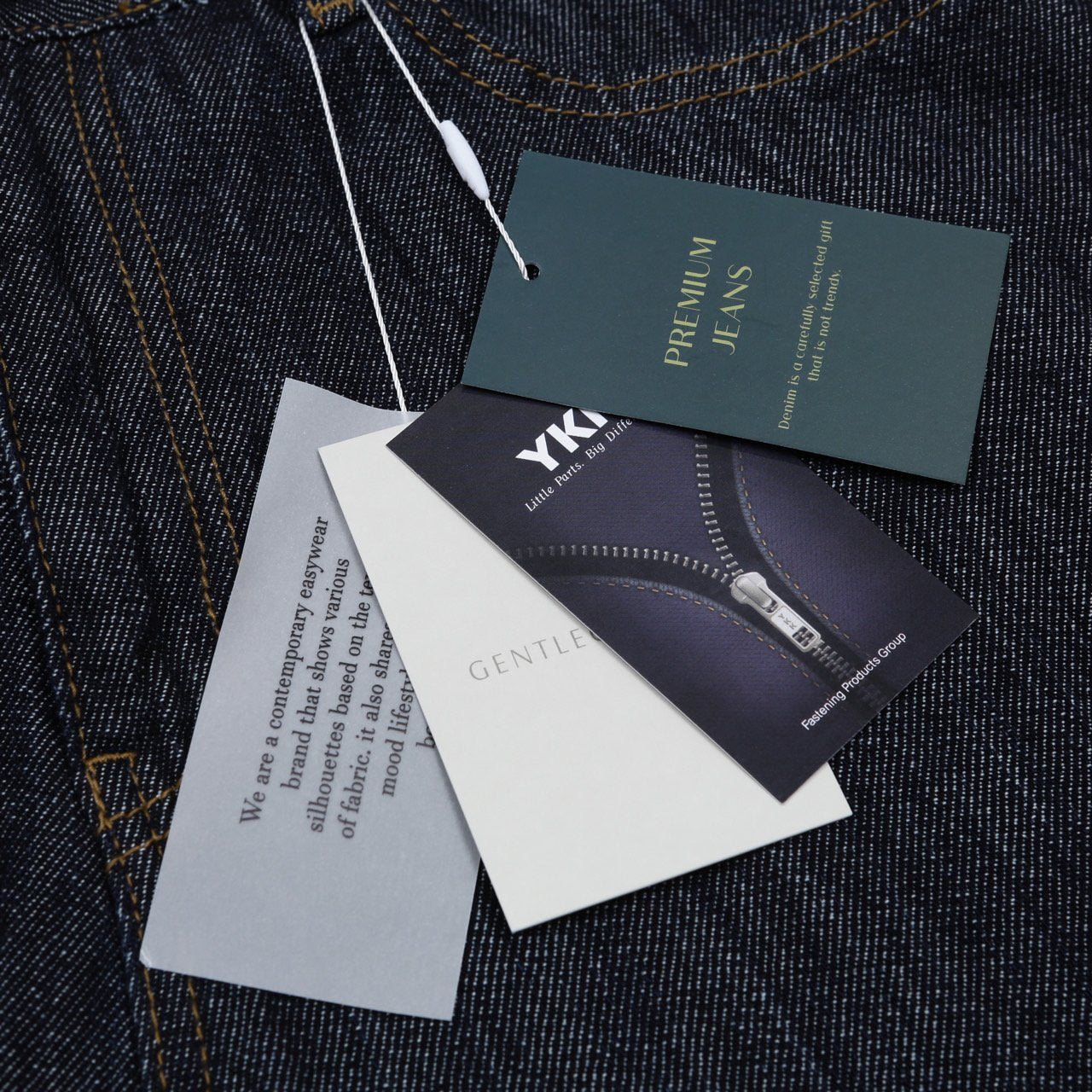 Pantaloni Larghi in Denim Premium Gentle Cover