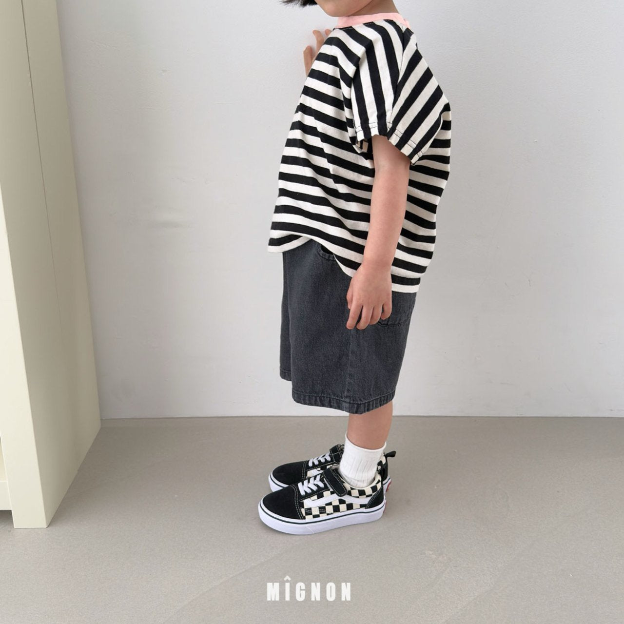 (2pack) Mignon Washed Denim Shorts — Kids