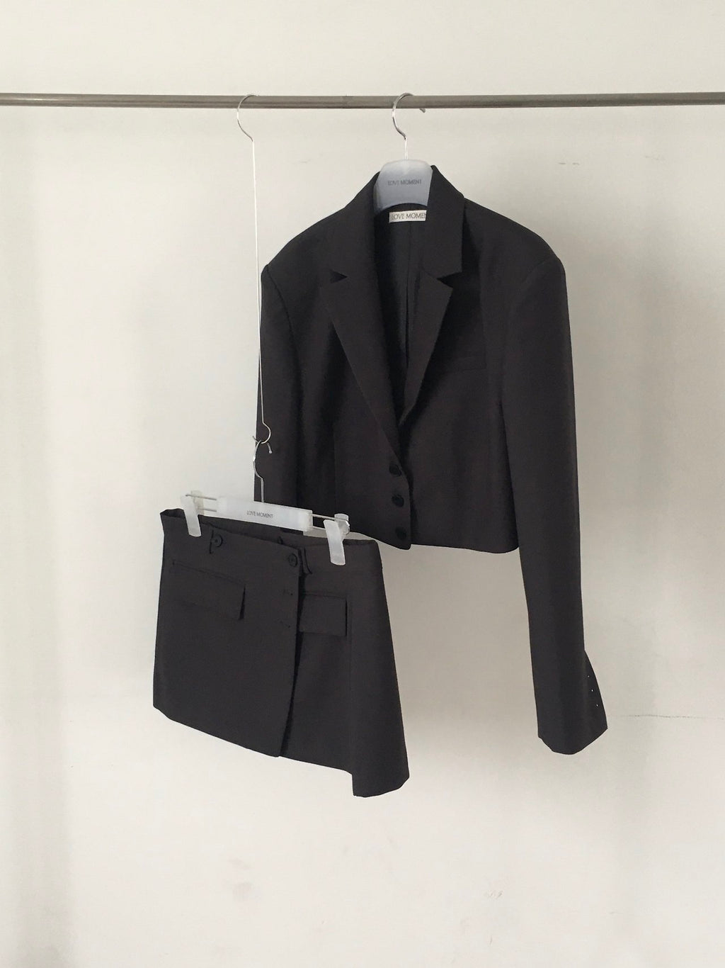 Two-Way Detachable Button Blazer Set
