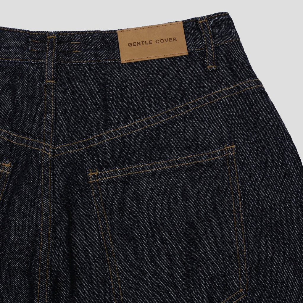 Pantaloni Larghi in Denim Premium Gentle Cover