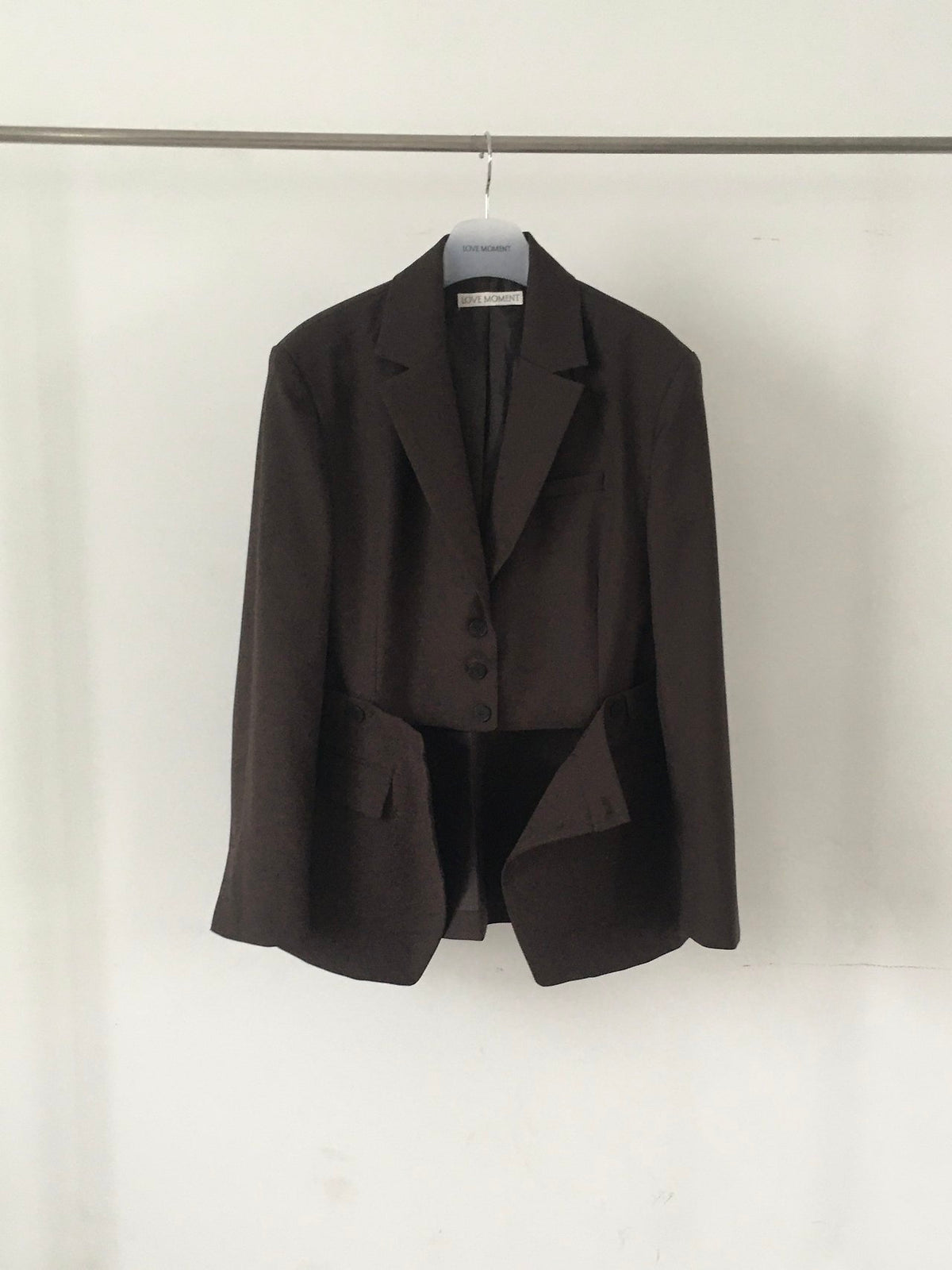 Two-Way Detachable Button Blazer Set