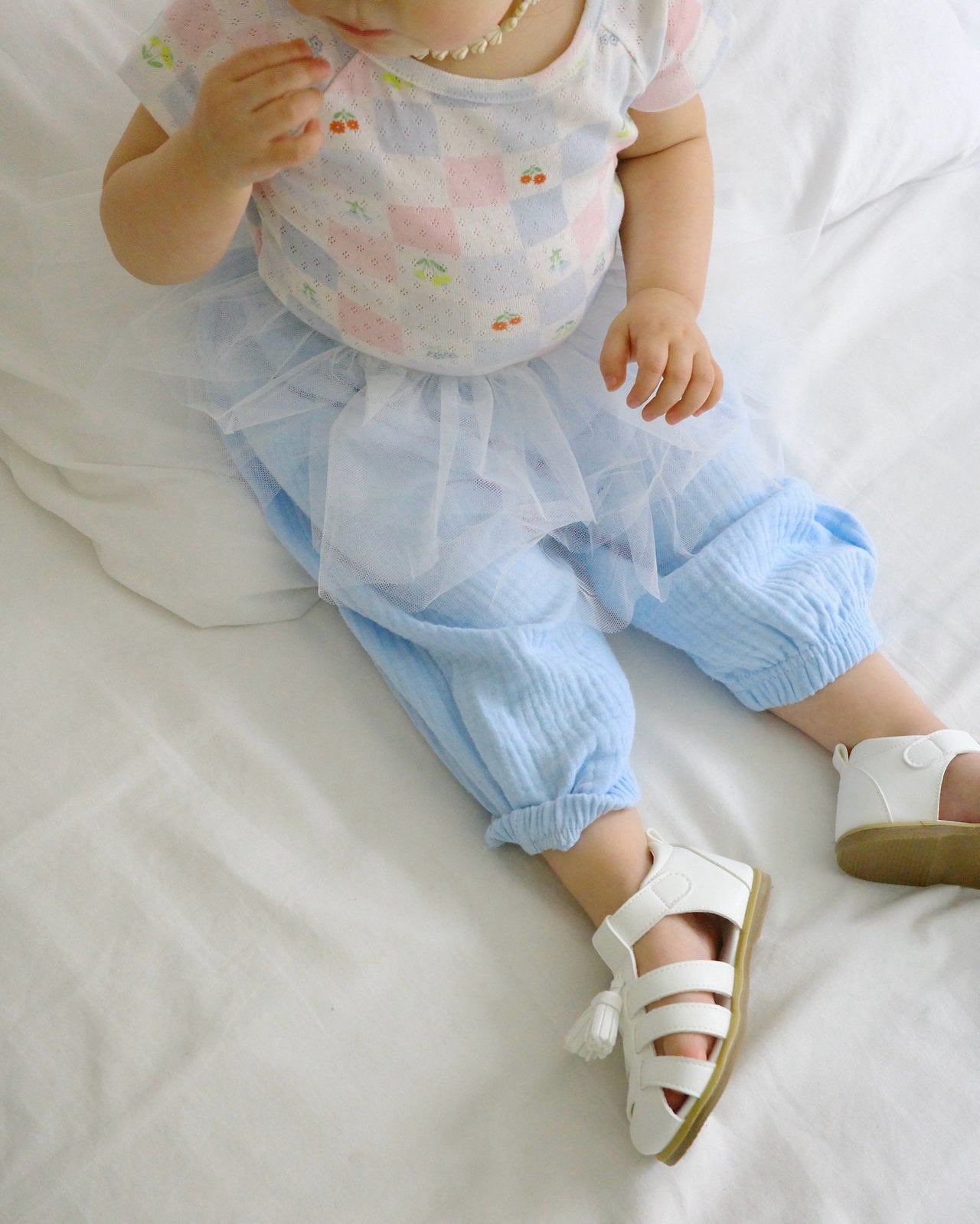 Bailey Crinkle Cotton Camisole & Pants Set — Kids